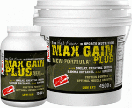 Produs cresterea masei musculare Max Gain Plus