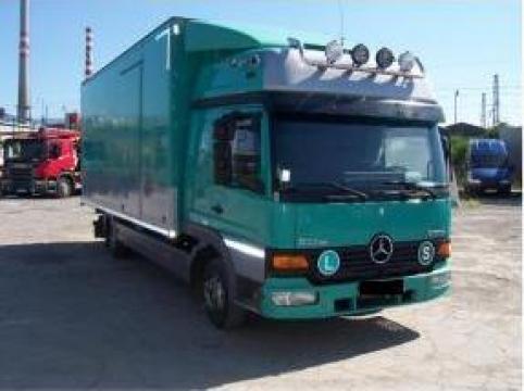 Transport marfa - mobila camioane cu lift si transpaleta