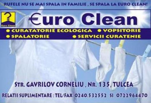 Servicii spalare haine de la Euro Clean Services