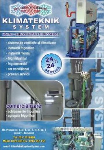 Echipamente frigorifice casnice si industriale de la Klimateknik System Srl