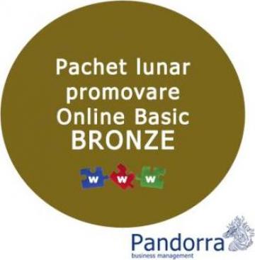 Promovare Online Basic Bronze de la Pandorra Business Management Srl