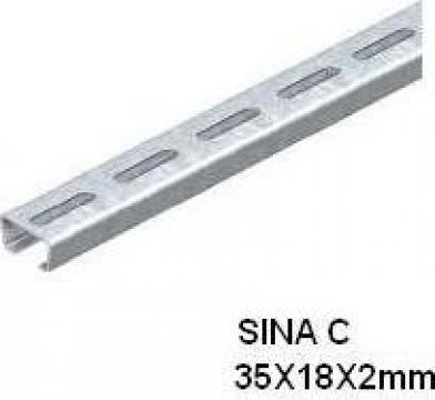 Sina C 35x18x2 mm de la Niedax Srl