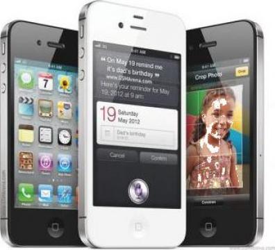 Telefon mobil Iphone 4S 16gb negru codat Vodafone Ro sigilat de la Mihai Gsm