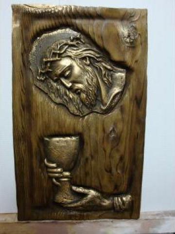 Icoana lemn Iisus de la Pfa Sculptor Asandi Simion
