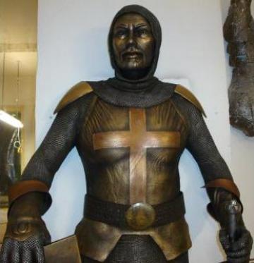 Basorelief Soldat medieval - Maximus de la Pfa Sculptor Asandi Simion
