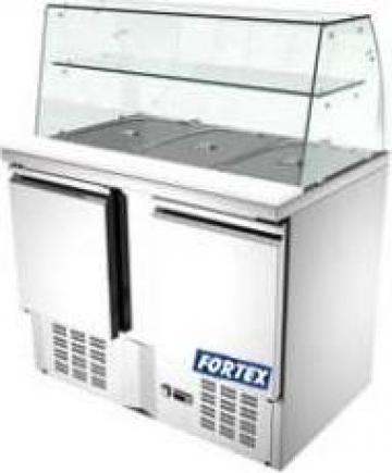 Salatiera refrigerata 2 usi si vitrina prezentare 345030 de la Fortex