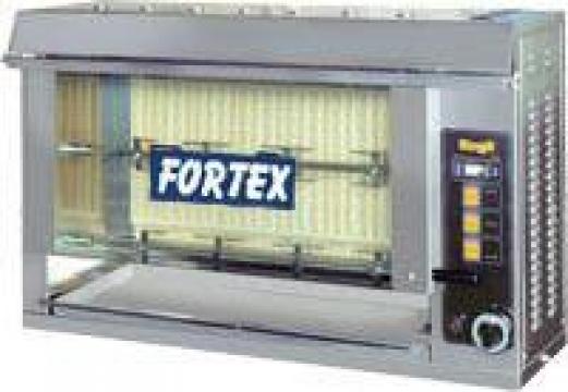 Rotisor 3 tepuse, capacitate 12 pui 485001 de la Fortex