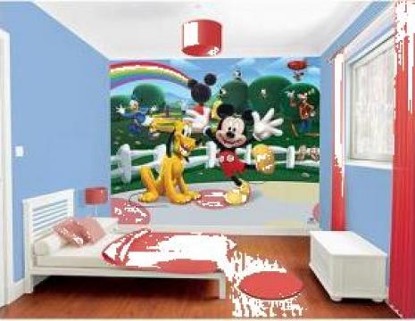 Decor 3D perete Mickey Mouse Wallstatic de la Tdca Partner Trade Srl
