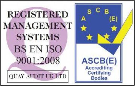 Audit certificare ISO 9001 de la Quay Audit Certificare Romania