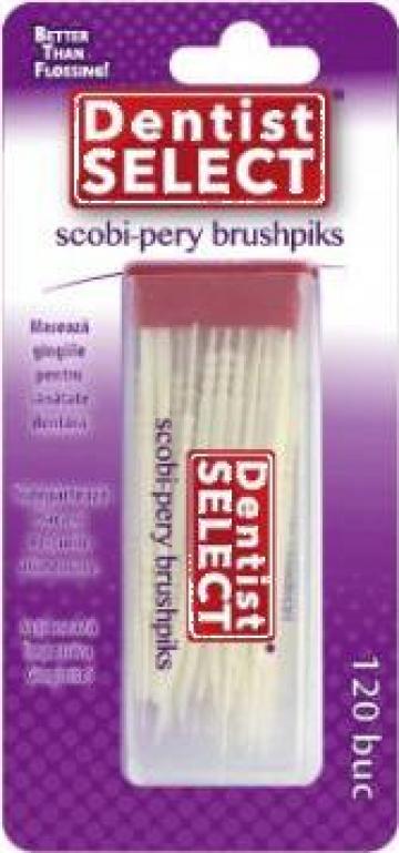 Periuta scobitori Dentist Select - Scoby Pery brushpiks de la Atima Distribution Srl