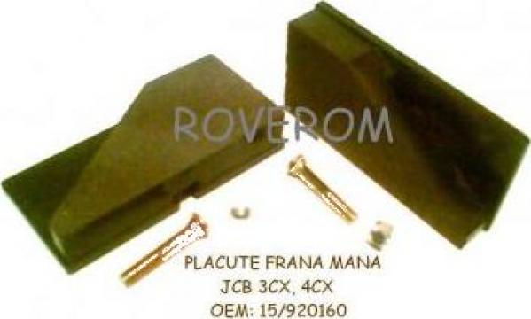 Placute frana mana (42,8 x 63mm) utilaj JCB 3CX, 4CX