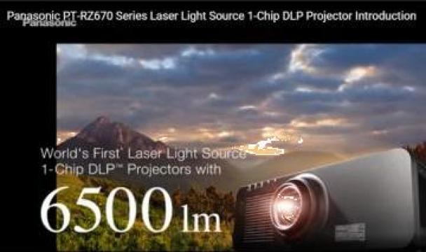 Inchiriere proiector laser Panasonic PT-RZ670 de la Maxmedia Production Srl