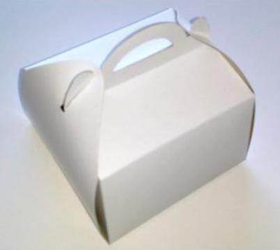 Cutii prajituri t12x12x7 albe de la M & C Packing