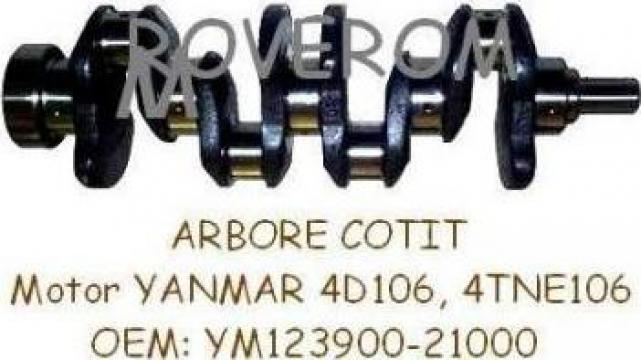 Arbore cotit Yanmar 4TNE106, 4TNV106, Komatsu 4D106 de la Roverom Srl