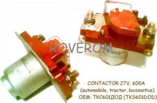 Contactor 27V, 600A, TKS601DOD, automobile, tractoare