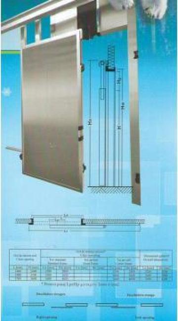 Usa camere frigorifice Hinder / Slider GV de la Porte Frigo Group
