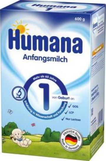 Lapte praf Humana 1 x 600 g de la Hubners Srl