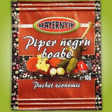 Piper negru boabe 10 gr. de la Mayernyik Srl