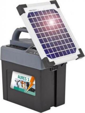 Gard electric Aures 3 + Panou solar + baterie 9V de la Farmari Agricola Srl
