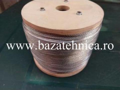 Cablu din otel zincat fi 2 mm, tambur 200 m de la Baza Tehnica Alfa Srl