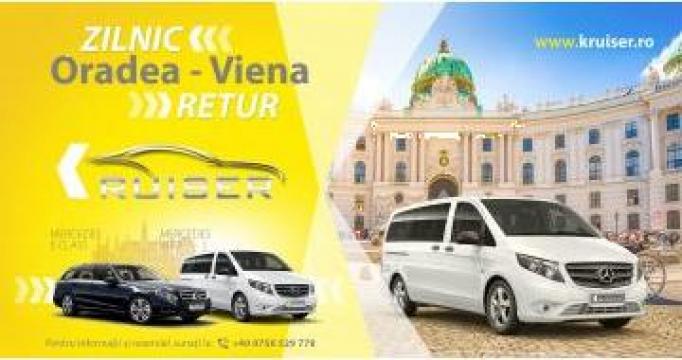 Transport persoane Oradea - Viena Austria - Oradea zilnic de la Kruiser-NCC SRL