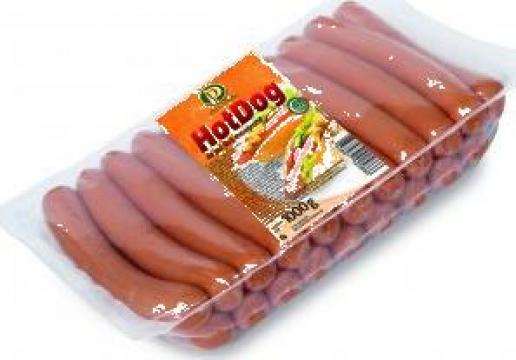 Crenvursti hot dog de pui fara membrana 1000 g de la Perutnina Romania Srl