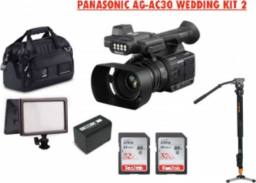Camera video Panasonic AG-AC30 Wedding Kit de la West Buy SRL