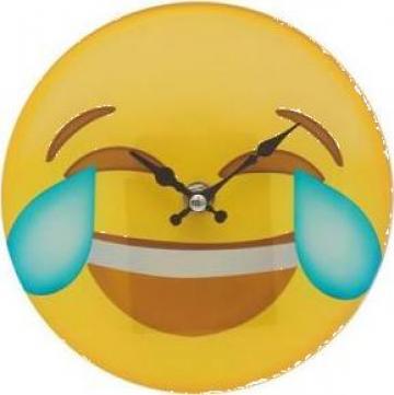 Ceas de perete Emoji Laugh