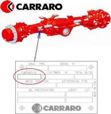 Piese de schimb transmisii Carraro TLB1 4WD 138226
