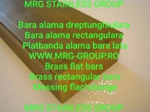 Platbanda alama 60x30mm bara dreptunghiulara rectangulara de la MRG Stainless Group Srl