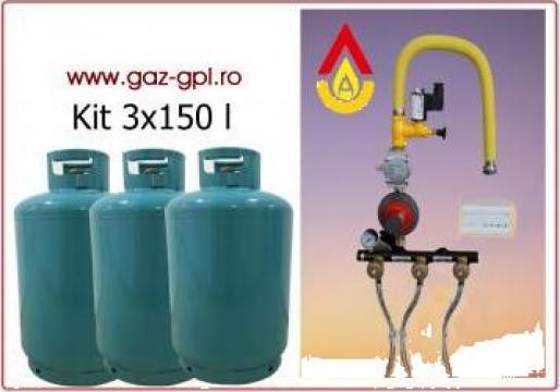 Kituri cu 3 butelii de 3.150 L de la Alteo Gas GPL Equipments