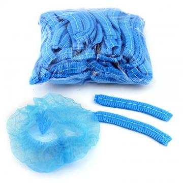 Bonete netesute cu elastic - albastre - 100 buc de la Medaz Life Consum Srl