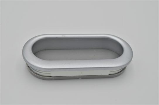 Maner oval ingropat pentru mobila finisaj aluminiu de la Drugon International Srl