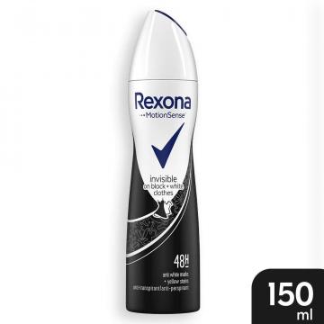 Deodorant antiperspirant Rexona Invisible BlackWhite 150ml