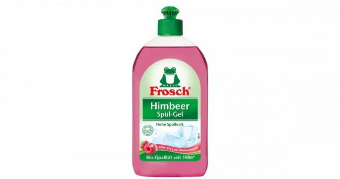 Detergent lichid de spalat vase Zmeura Frosch 500ml