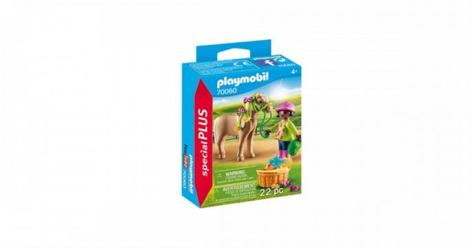 Jucarie Fetita cu ponei 70060 Playmobil de la Pepitashop.ro
