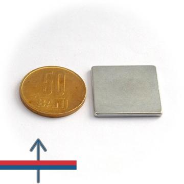 Magnet neodim bloc 24 x 24 x 2 mm de la Magneo Smart