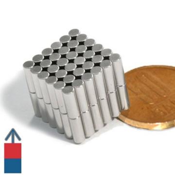 Magnet neodim cilindru 3 x 8 mm