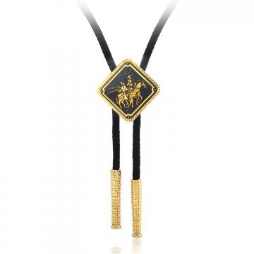 Cravata americana Bolo Tie incrustata cu fir de aur Toledo de la Luxury Concepts Srl