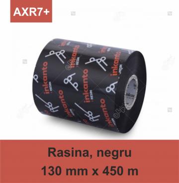 Ribon Armor Inkanto AXR7+, rasina (resin), negru, 130mmx450m de la Label Print Srl