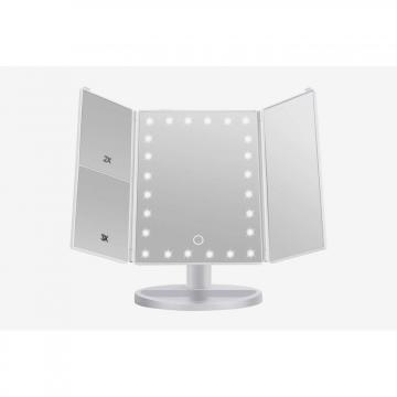 Oglinda cu LED pentru machiaj, marire imagine de 2x si 3x de la Preturi Rezonabile