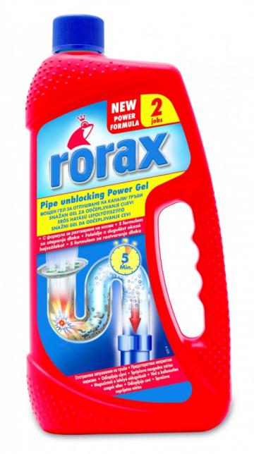 Gel pentru curatat tevi de scurgere Rorax