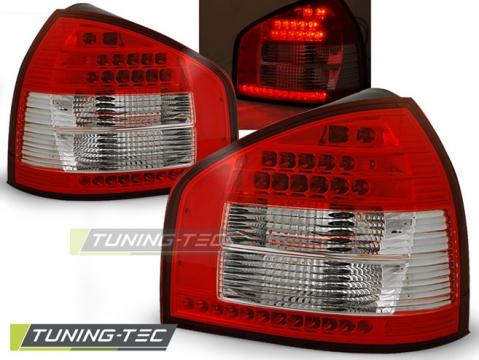 Stopuri LED compatibile cu Audi A3 08.96-08.00 rosu alb LED de la Kit Xenon Tuning Srl