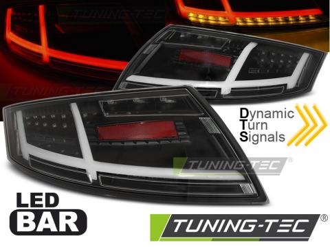 Stopuri LED compatibile cu Audi TT 04.06-02.14 negru LED bar