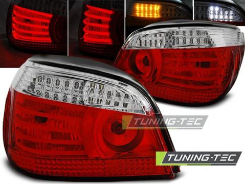 Stopuri LED compatibile cu BMW E60 07.03-07 rosu alb LED de la Kit Xenon Tuning Srl
