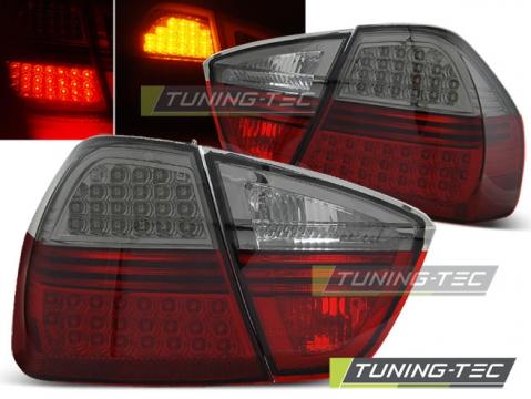 Stopuri LED compatibile cu BMW E90 03.05-08.08 rosu fumuriu de la Kit Xenon Tuning Srl