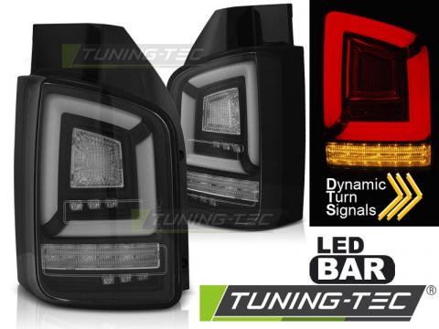 Stopuri LED compatibile cu VW T5 04.03-09 negru full LED SEQ