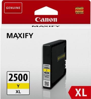 Cartus cerneala Canon PGI2500XLY, yellow, Dual Resistant de la Etoc Online