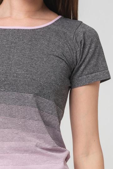 Tricou Pegas Grey Pink-M de la Etoc Online
