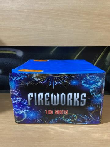 Baterie artificii Fireworks albastra